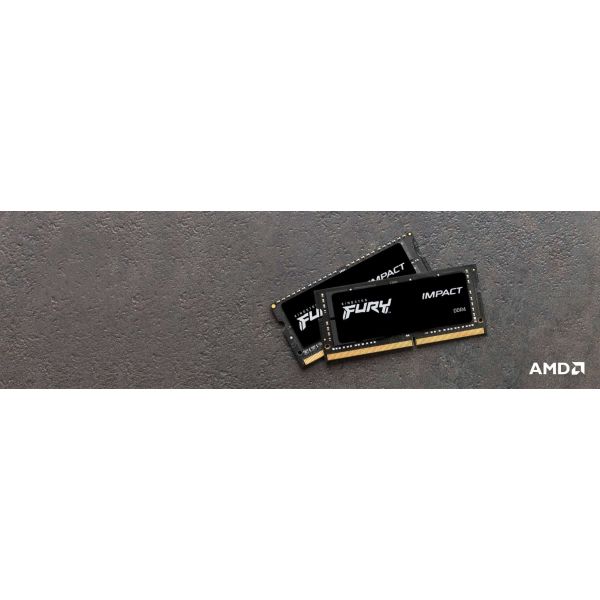 Kingston Technology FURY 64GB 3200MT/s DDR4 CL20 SODIMM (Kit of 2) Impact (KF432S20IBK2/64) 11/12 Kingston Technology FURY 64GB 3200MT/s DDR4 CL20 SODIMM (Kit of 2) Impact (KF432S20IBK2/64)