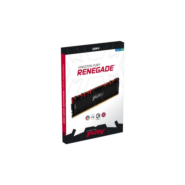 Kingston Technology FURY Renegade RGB geheugenmodule 16 GB 1 x 16 GB DDR4 3600 MHz (KF436C16RB1A/16)