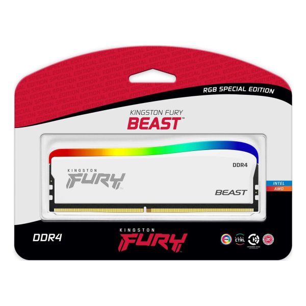 Kingston Technology FURY Beast RGB Special Edition geheugenmodule 8 GB 1 x 8 GB DDR4 3600 MHz (KF436C17BWA/8)