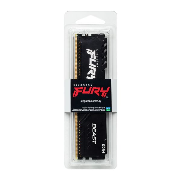 Kingston Technology FURY Beast 16GB 3600MT/s DDR4 CL18 DIMM Black (KF436C18BB/16) Kingston Technology FURY Beast 16GB 3600MT/s DDR4 CL18 DIMM Black