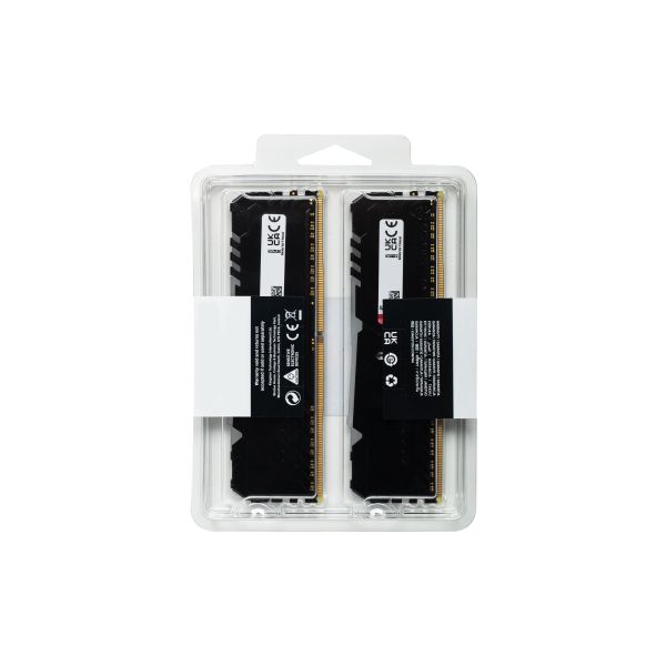 Kingston Technology FURY Beast RGB geheugenmodule 32 GB 2 x 16 GB DDR4 3600 MT/s 288-pin DIMM (KF436C18BBAK2/32) Kingston Technology FURY Beast RGB geheugenmodule 32 GB 2 x 16 GB DDR4 3600 MT/s 288-pin DIMM