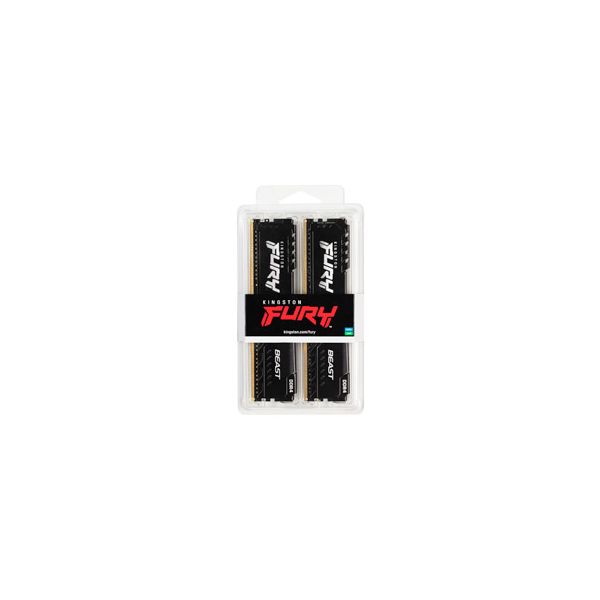 Kingston Technology FURY Beast 64GB 3600MT/s DDR4 CL18 DIMM (Kit van 2) Black (KF436C18BBK2/64) 12/13 Kingston Technology FURY Beast 64GB 3600MT/s DDR4 CL18 DIMM (Kit van 2) Black