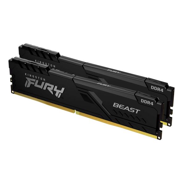 Kingston Technology FURY Beast geheugenmodule 32 GB 2 x 16 GB DDR4 3733 MHz (KF437C19BB1K2/32)