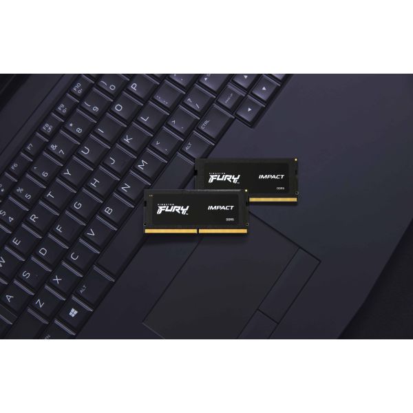 Kingston Technology FURY 64GB 4800MT/s DDR5 CL38 SODIMM (set van 2) Impact (KF548S38IBK2-64) Kingston Technology FURY 64GB 4800MT/s DDR5 CL38 SODIMM (set van 2) Impact
