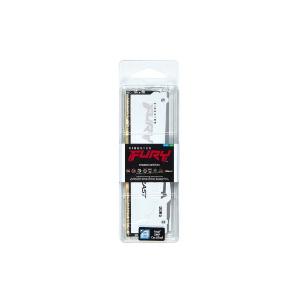 Kingston Technology FURY 16GB 5200MT/s DDR5 CL36 DIMM Beast White RGB EXPO (KF552C36BWEA-16)