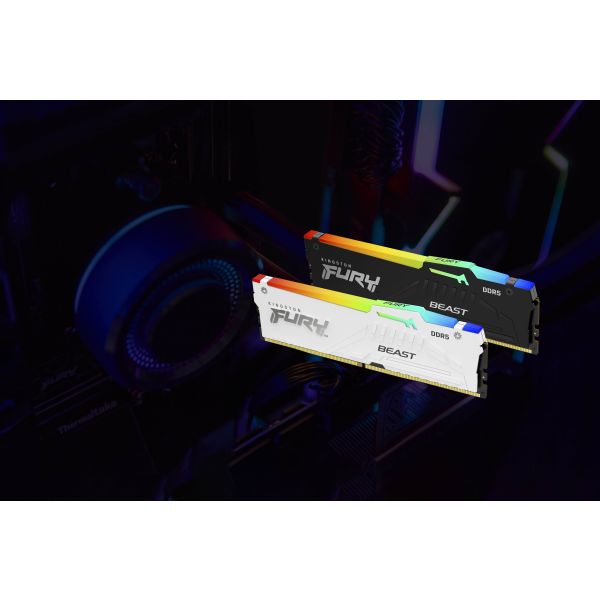 Kingston Technology FURY Beast 16GB 5600MT/s DDR5 CL36 DIMM RGB (KF556C36BBEA-16) Kingston Technology FURY Beast 16GB 5600MT/s DDR5 CL36 DIMM RGB