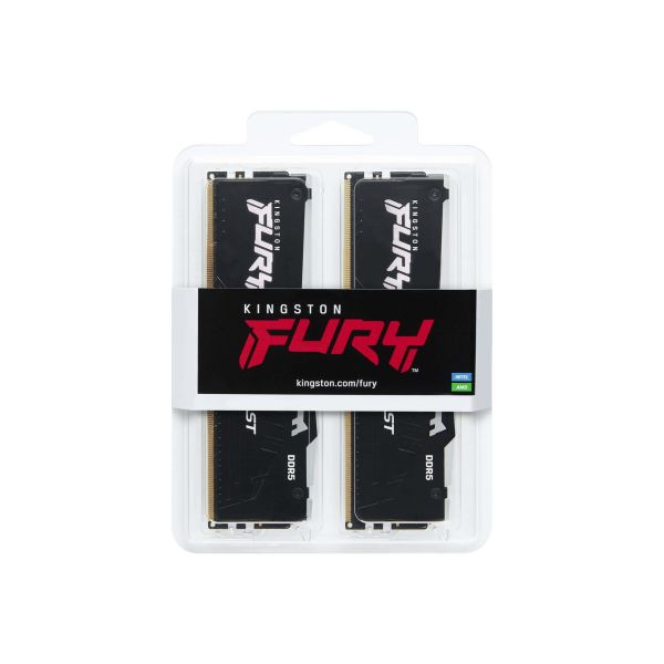 Kingston Technology FURY Beast RGB geheugenmodule 32 GB 2 x 16 GB DDR5 5600 MHz (KF556C36BBEAK2-32)