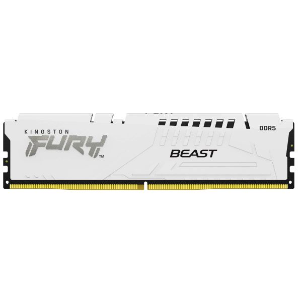 Kingston Technology FURY Beast 32GB 5600MT/s DDR5 CL40 DIMM (set van 2) White XMP (KF556C40BWK2-32) Kingston Technology FURY Beast 32GB 5600MT/s DDR5 CL40 DIMM (set van 2) White XMP