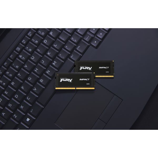 Kingston Technology FURY 64GB 5600MT/s DDR5 CL40 SODIMM (set van 2) Impact PnP (KF556S40IBK2-64) Kingston Technology FURY 64GB 5600MT/s DDR5 CL40 SODIMM (set van 2) Impact PnP