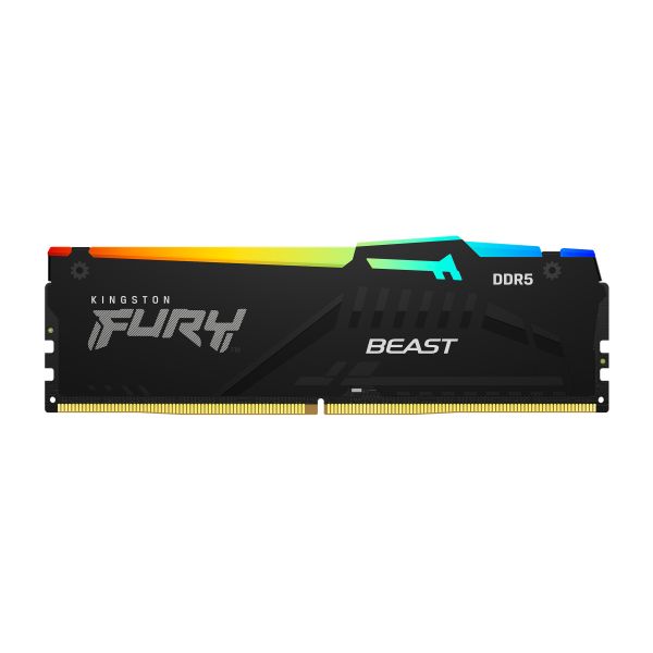 Kingston Technology FURY Beast 16GB 6000MT/s DDR5 CL36 DIMM (Kit van 2) RGB EXPO (KF560C36BBEAK2-16) Kingston Technology FURY Beast 16GB 6000MT/s DDR5 CL36 DIMM (Kit van 2) RGB EXPO