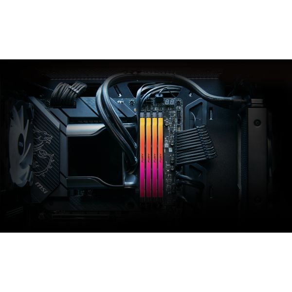 Kingston Technology FURY 16GB 6400MT/s DDR5 CL32 DIMM Renegade RGB (KF564C32RSA-16) Kingston Technology FURY 16GB 6400MT/s DDR5 CL32 DIMM Renegade RGB