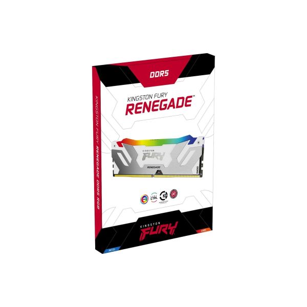Kingston Technology FURY Renegade RGB geheugenmodule 32 GB 2 x 16 GB DDR5 6400 MHz (KF564C32RWAK2-32)