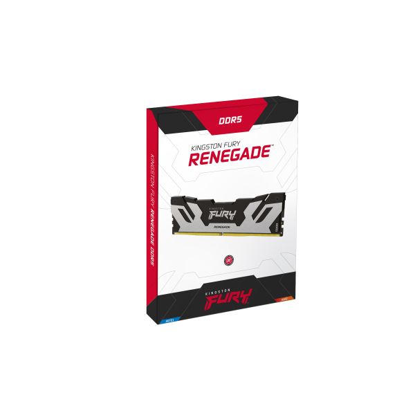 Kingston Technology FURY 32GB 7200MT/s DDR5 CL38 DIMM (set van 2) Renegade Zilver XMP (KF572C38RSK2-32) Kingston Technology FURY 32GB 7200MT/s DDR5 CL38 DIMM (set van 2) Renegade Zilver XMP