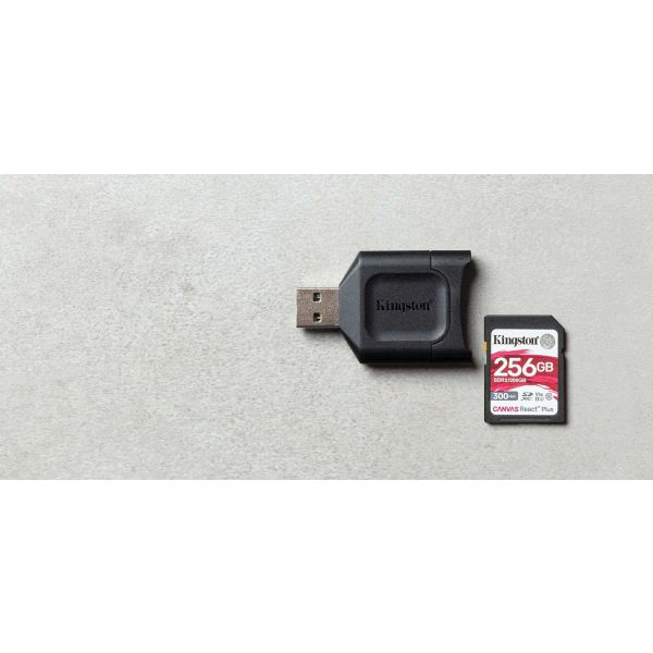 Kingston Technology MobileLite Plus geheugenkaartlezer USB 3.2 Gen 1 (3.1 Gen 1) Type-A Zwart (MLP)