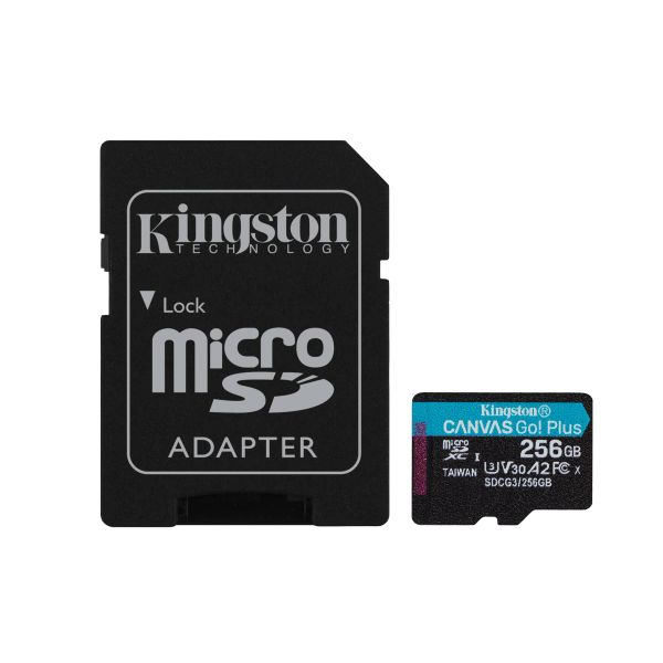 Kingston Technology Canvas Go! Plus 256 GB SD UHS-I Klasse 10 (SDCG3/256GB)