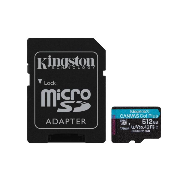 Kingston Technology Canvas Go! Plus 512 GB MicroSD UHS-I Klasse 10 (SDCG3/512GB)