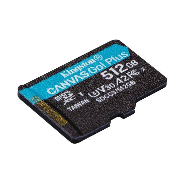 Kingston Technology Canvas Go! Plus 512 GB MicroSD UHS-I Klasse 10 (SDCG3/512GBSP)
