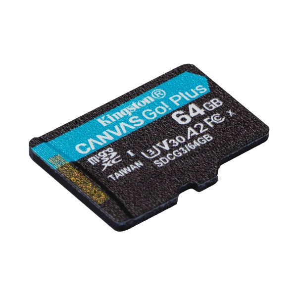 Kingston Technology Canvas Go! Plus 64 GB MicroSD UHS-I Klasse 10 (SDCG3/64GBSP)