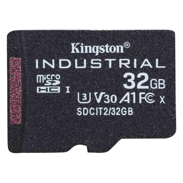 Kingston Technology Industrial 32 GB MicroSDHC UHS-I Klasse 10 (SDCIT2/32GBSP)