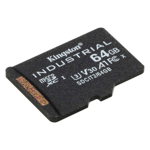 Kingston Technology Industrial 64 GB MicroSDXC UHS-I Klasse 10 (SDCIT2/64GBSP)