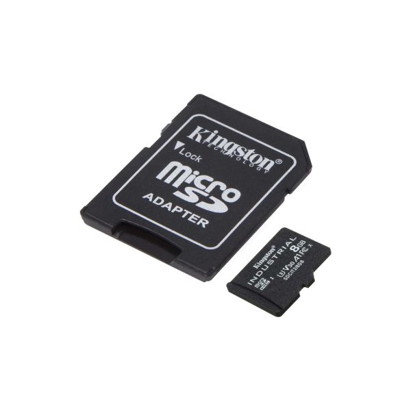 Kingston Technology Industrial 8 GB MicroSDHC UHS-I Klasse 10 (SDCIT2/8GB)