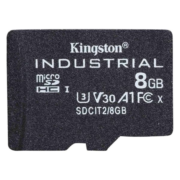 Kingston Technology Industrial 8 GB MicroSDHC UHS-I Klasse 10 (SDCIT2/8GBSP)