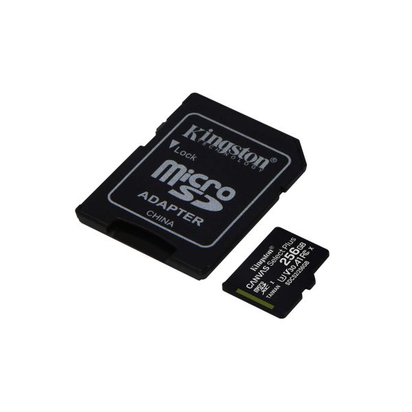 Kingston Technology Canvas Select Plus 256 GB MicroSDXC UHS-I Klasse 10 (SDCS2/256GB)