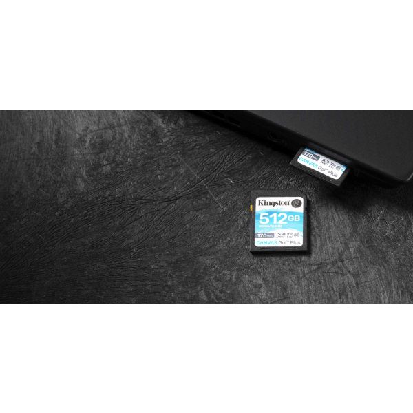 Kingston Technology Canvas Go! Plus 512 GB SD UHS-I Klasse 10 (SDG3/512GB)