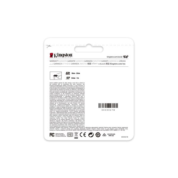 Kingston Technology Canvas Select Plus 64 GB SDXC UHS-I Klasse 10 (SDS2/64GB)