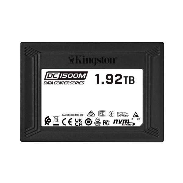 Kingston Technology DC1500M U.2 Entreprise 1,92 TB PCI Express 3.0 NVMe 3D TLC (SEDC1500M/1920G) Kingston Technology DC1500M U.2 Entreprise 1,92 TB PCI Express 3.0 NVMe 3D TLC (SEDC1500M/1920G)
