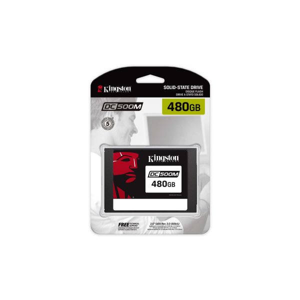 Kingston Technology DC500 480 GB 2.5" SATA III 3D TLC (SEDC500M/480G) Kingston Technology DC500 480 GB 2.5" SATA III 3D TLC (SEDC500M/480G)