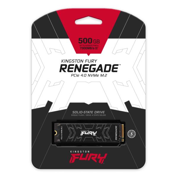 Kingston Technology FURY Renegade M.2 500 GB PCI Express 4.0 3D TLC NVMe (SFYRS/500G)