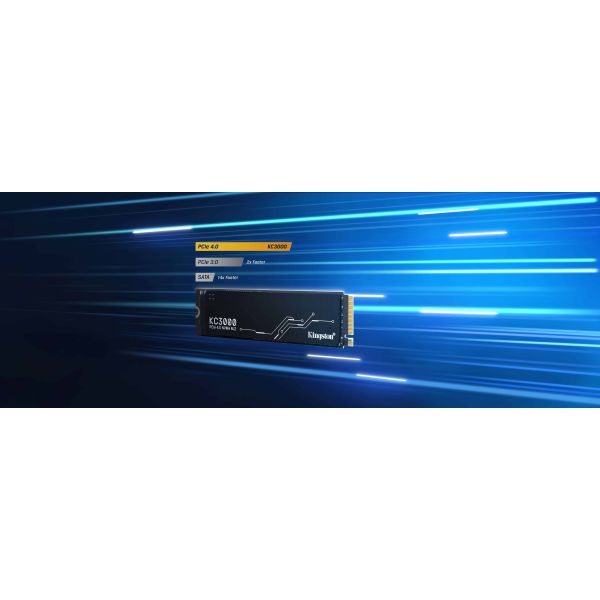 Kingston Technology 512G KC3000 M.2 2280 NVMe SSD (SKC3000S/512G)