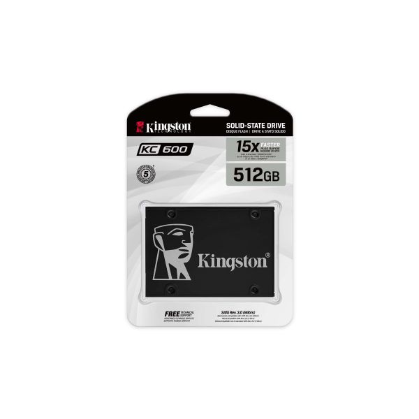 Kingston Technology KC600 2.5" 1024 GB SATA III 3D TLC (SKC600/1024G)