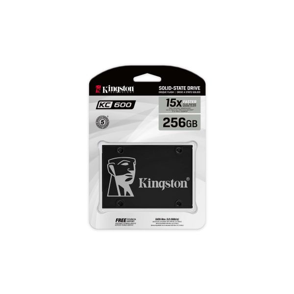 Kingston Technology KC600 2.5" 256 GB SATA III 3D TLC (SKC600/256G)