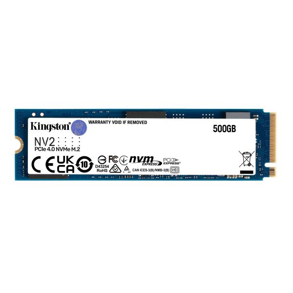 Kingston Technology 500G NV2 M.2 2280 PCIe 4.0 NVMe SSD (SNV2S/500G) Kingston Technology 500G NV2 M.2 2280 PCIe 4.0 NVMe SSD (SNV2S/500G)