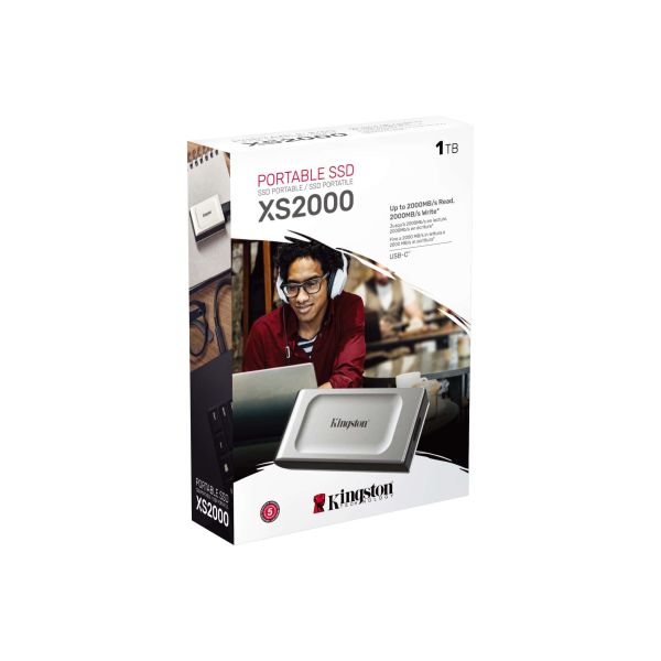 Kingston Technology XS2000 1000 GB Zwart, Zilver (SXS2000/1000G)