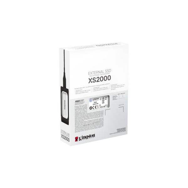 Kingston Technology 2000G Draagbare SSD XS2000 (SXS2000/2000G) Kingston Technology 2000G Draagbare SSD XS2000 (SXS2000/2000G)