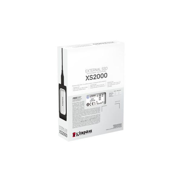 Kingston Technology 4000G Draagbare SSD XS2000 (SXS2000/4000G) 17/23 Kingston Technology 4000G Draagbare SSD XS2000 (SXS2000/4000G)