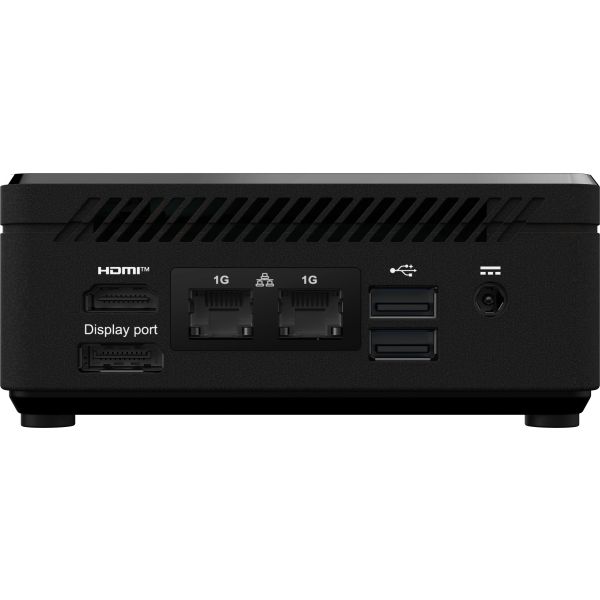 MSI Cubi N ADL S-078EU Intel® N N100 4 GB DDR4-SDRAM 128 GB SSD Windows 11 Pro Mini PC Zwart (CUBI N ADL S-078EU)