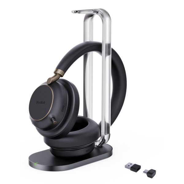 Yealink BH76 Plus met Oplaadstandaard UC Zwart USB-C/A Headset (1208700)