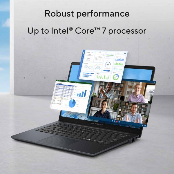 ASUS ExpertBook B1 B1403CVA-S62393X Intel® Core™ i7 i7-1355U Laptop 35,6 cm (14") Full HD 16 GB DDR5-SDRAM 512 GB SSD Wi-Fi 6E (802.11ax) Windows 11 Pro Grijs (90NX0811-M02R90)