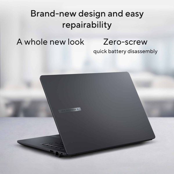 ASUS ExpertBook B1 B1403CVA-S62393X Intel® Core™ i7 i7-1355U Laptop 35,6 cm (14") Full HD 16 GB DDR5-SDRAM 512 GB SSD Wi-Fi 6E (802.11ax) Windows 11 Pro Grijs (90NX0811-M02R90)