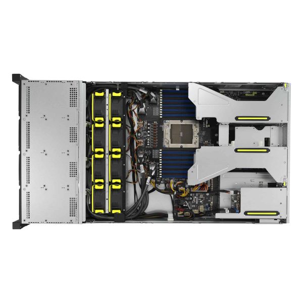 ASUS RS521A-E12-RS12U Socket SP5 Rack (2U) Zwart, Zilver (90SF03X1-M000C0)