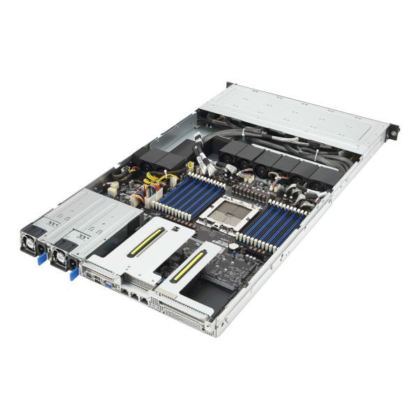 ASUS RS501A-E12-RS12U LGA 6096 Rack (1U) Zwart, Zilver (90SF03Y1-M000D0)