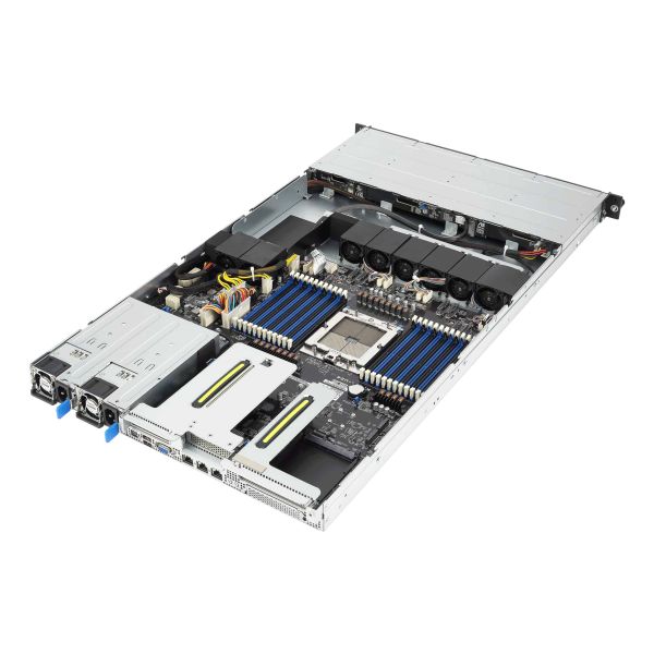 ASUS RS501A-E12-RS4 LGA 6096 Rack (1U) Zwart, Zilver (90SF03Y1-M000N0)