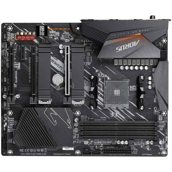 GIGABYTE B550 AORUS ELITE AX moederbord AMD B550 Socket AM4 ATX (B550 AORUS ELITE AX)