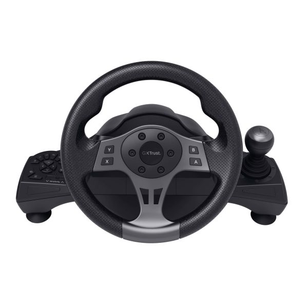 Trust GXT 289 Movi Zwart USB Stuurwiel + pedalen Nintendo Switch, PlayStation 4, Xbox One S, Xbox One X, Xbox Series S, Xbox Series X (25122)