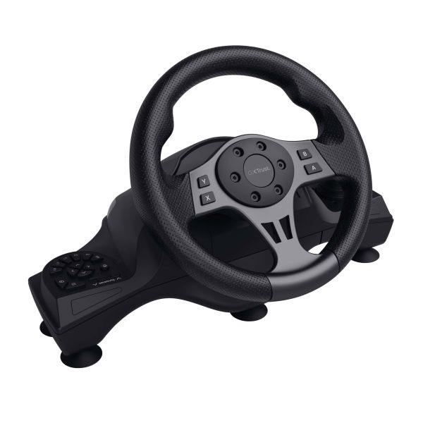 Trust GXT 289 Movi Zwart USB Stuurwiel + pedalen Nintendo Switch, PlayStation 4, Xbox One S, Xbox One X, Xbox Series S, Xbox Series X (25122)