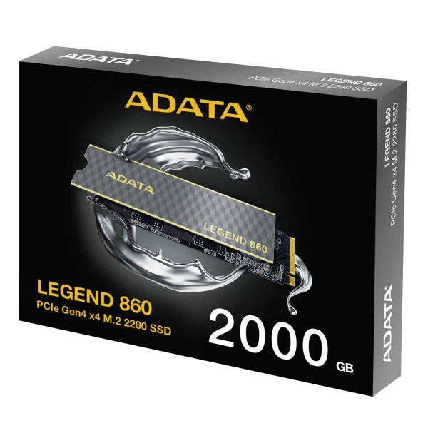 ADATA LEGEND 860 SLEG-860-2000GCS internal solid state drive 2 TB M.2 PCI Express 4.0 NVMe 3D NAND (SLEG-860-2000GCS) ADATA LEGEND 860 SLEG-860-2000GCS internal solid state drive 2 TB M.2 PCI Express 4.0 NVMe 3D NAND (SLEG-860-2000GCS)